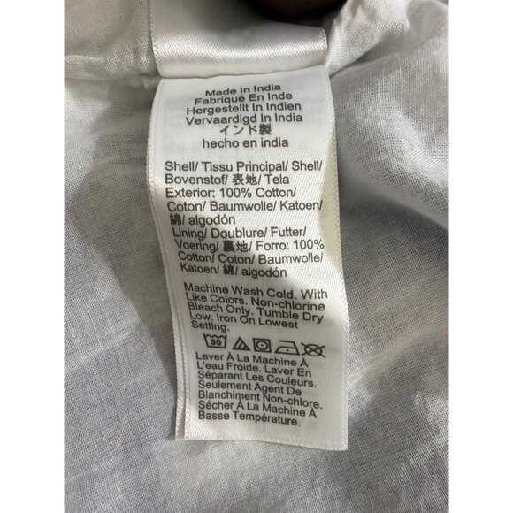 NWT J.Crew Factory Blue & White Gingham Tiered Midi Dress XL - Picture 6 of 16